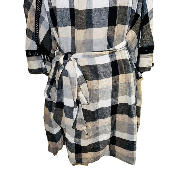 Anthropologie Maeve | Plaid Kimono Tunic Dress - Picture 6 of 14